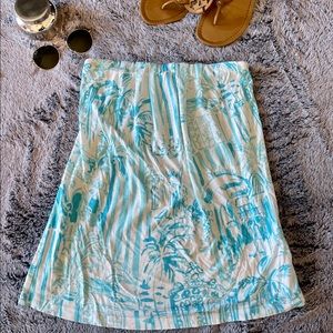 Lilly Pulitzer strapless top